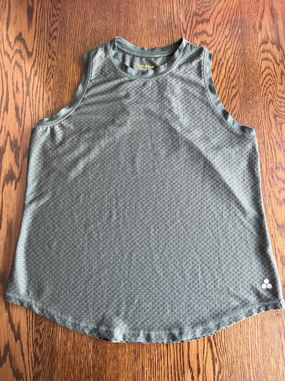 Tek gear Olive Green Mesh Athletic Tank